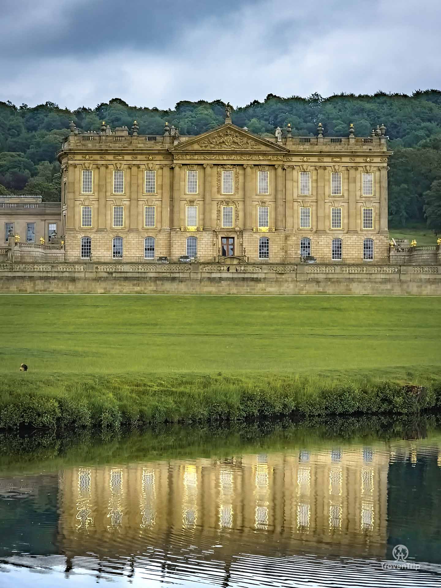 Chatsworth House Reflections in Lake