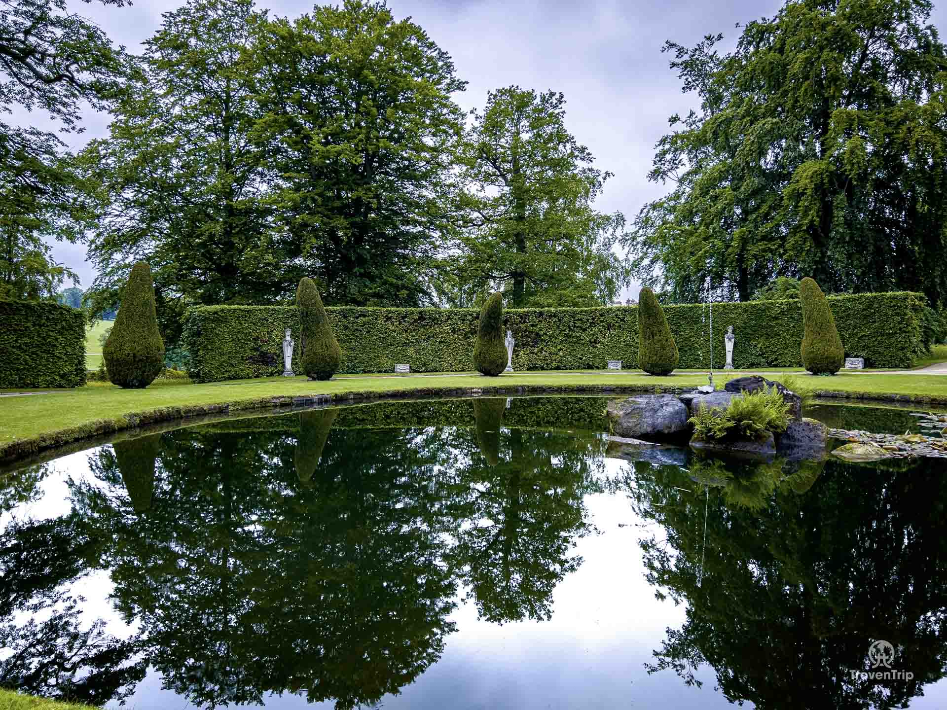Chatsworth House Garden Lake