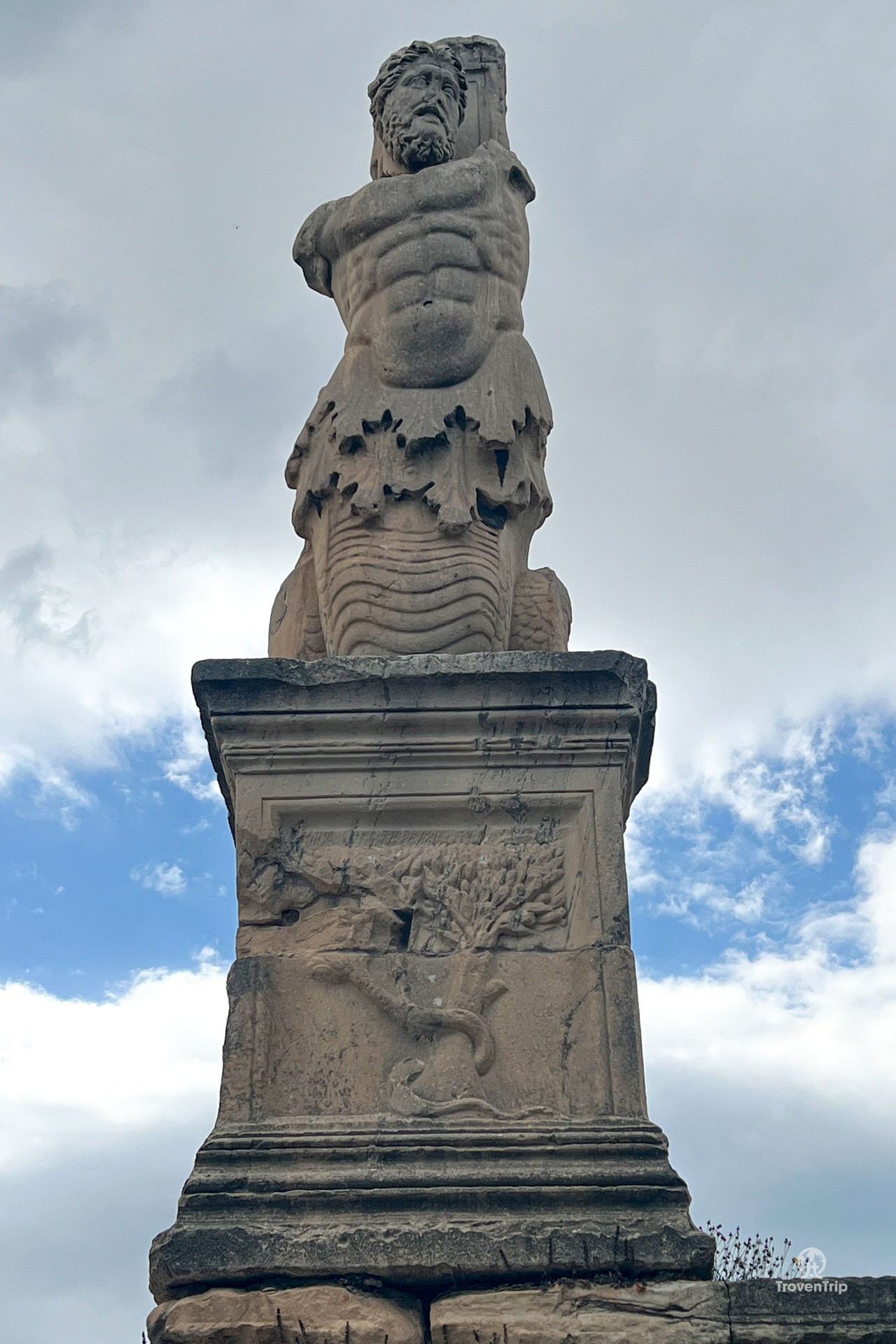 statue of Triton Greek Agora Athens