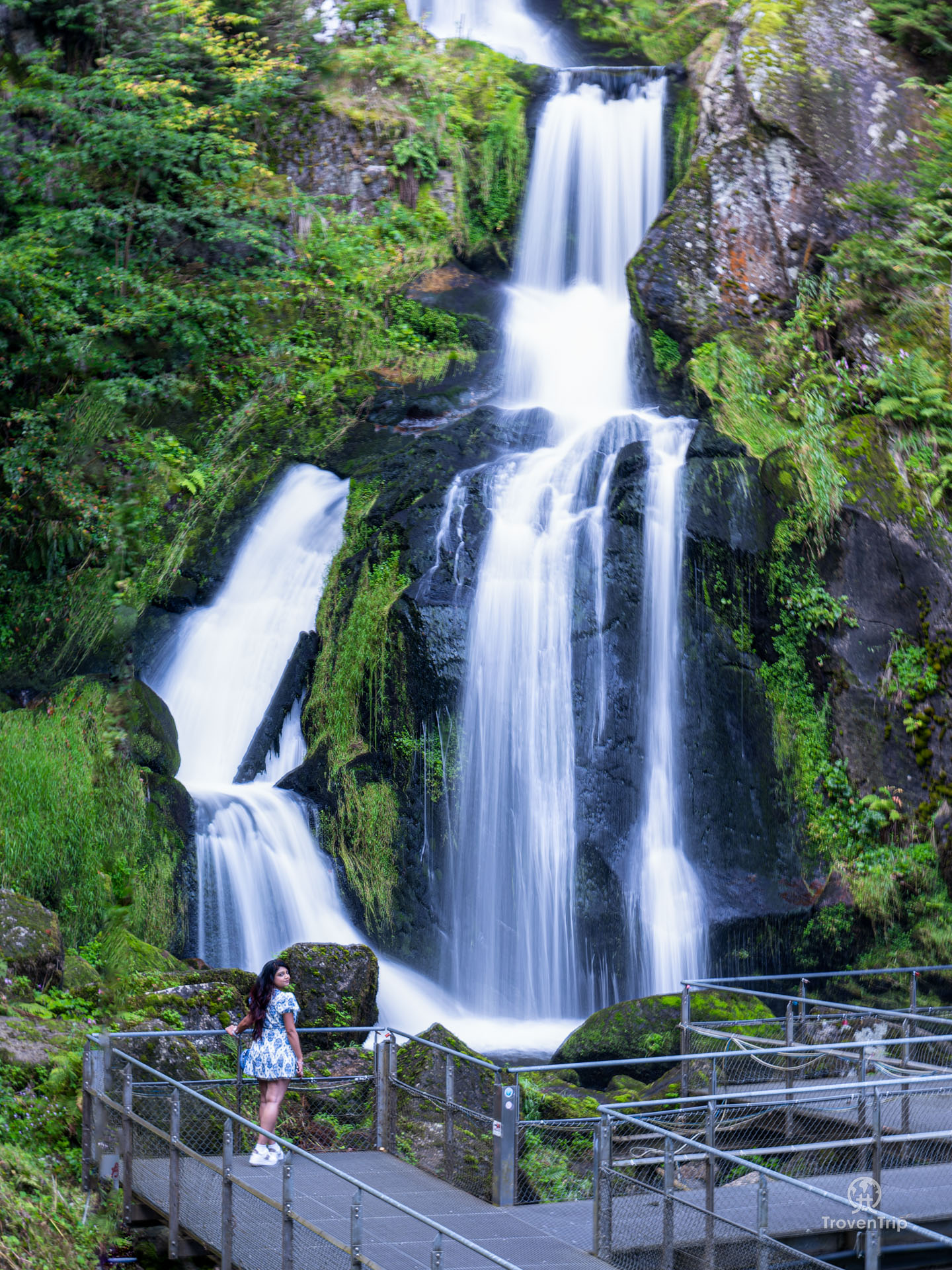 Image of the highest Waterfall in Germany in Triberg