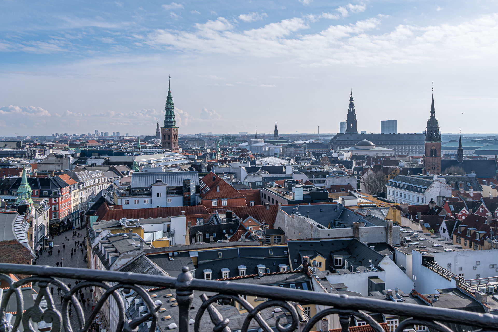 View from the Round Tower Copenhagen