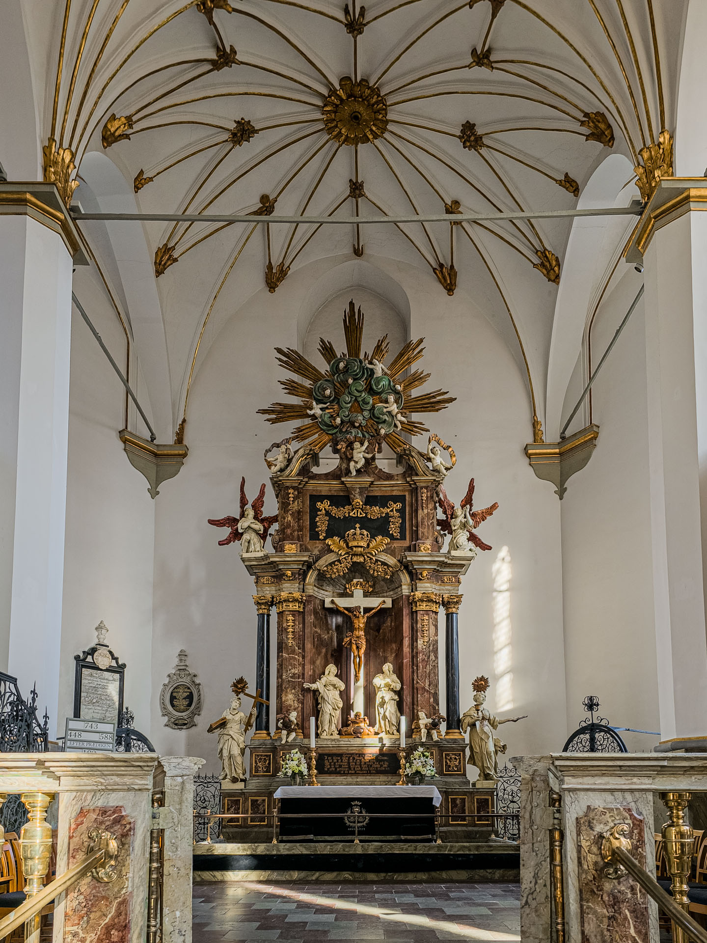 Altar Inside the Round Tower Copenhagen
