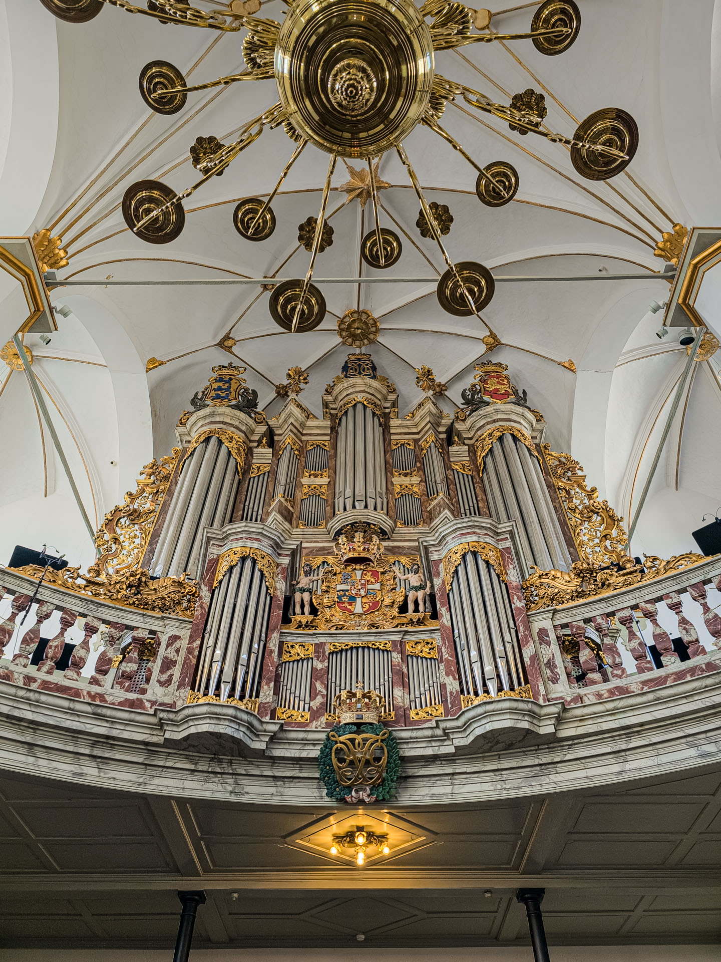 Organ inside the Round Tower Copenhagen
