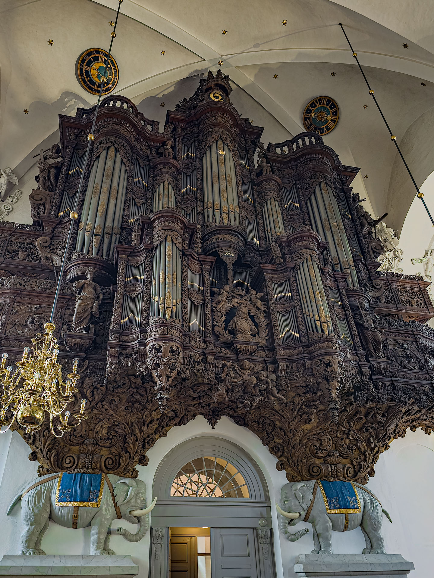 Organ inside Church of Our Saviour Copenhagen